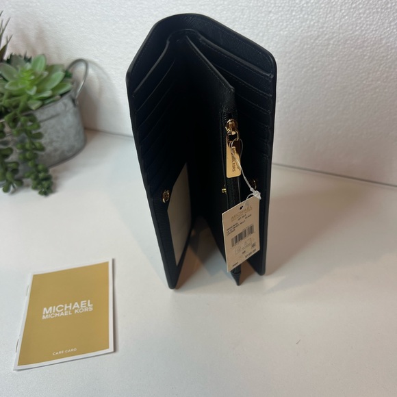 Michael Kors Black and Gold Wallet - Picture 3 of 8